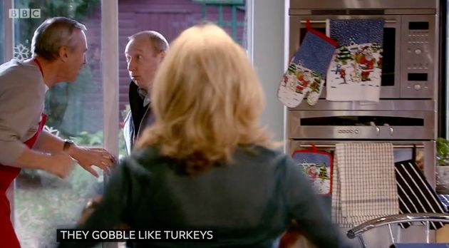 The turkey scene in Gavin and Stacey