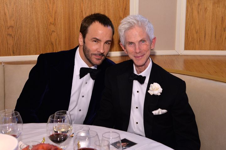 Tom Ford (left) and Richard Buckley in 2014. 