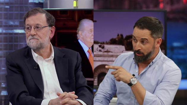 Mariano Rajoy y Santiago Abascal.