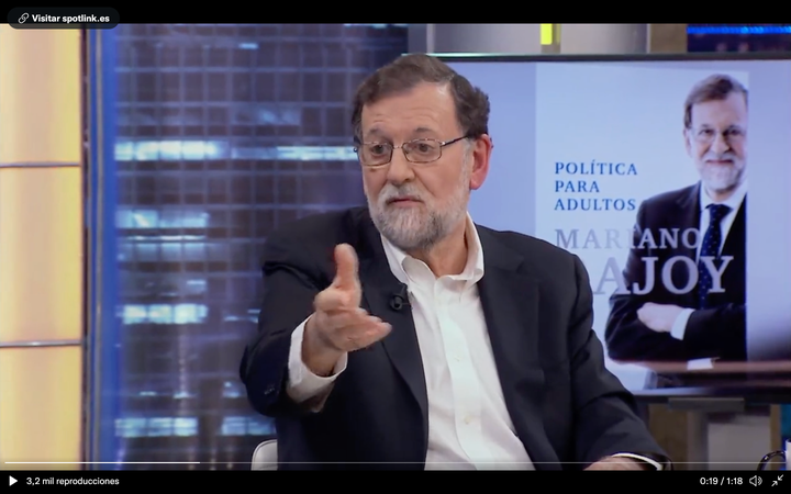 Mariano Rajoy en El Hormiguero.