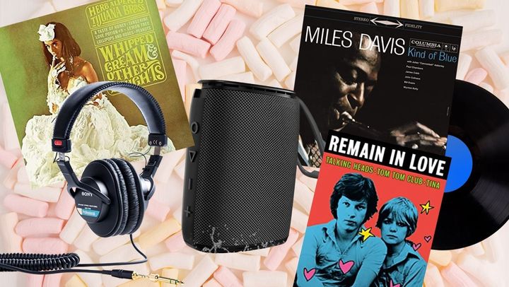 The radio hosts at KEXP Seattle helped create this gift guide for music lovers, which includes stereo headphones, a waterproof speaker, a memoir of one of the most iconic bands of all time and music from Herb Alpert and Miles Davis.