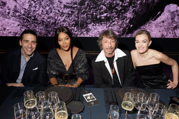 Marta Ortega, Carlos Torretta, Naomi Campbell y Pierpaolo Piccioli en la inauguración de la exposición de Peter Lindbergh en A Coruña.