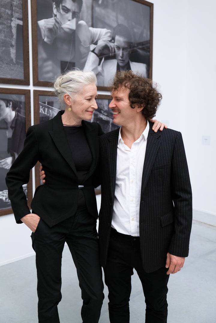La modelo Marie Sophie Wilson y Benjamin Lindbergh.