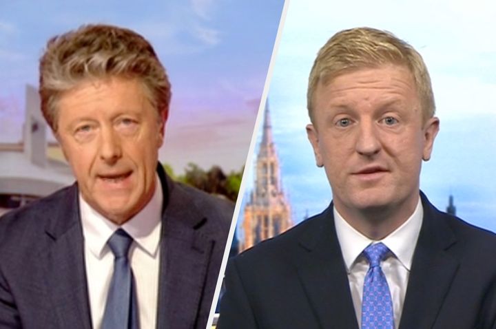 Charlie Stayt and Oliver Dowden on BBC Breakfast