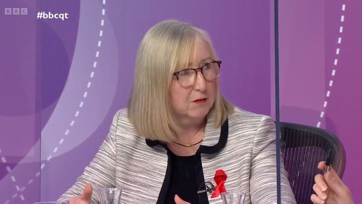 Maggie Throup, vaccines minister, struggled in the face of public scrutiny on Question Time on Thursday