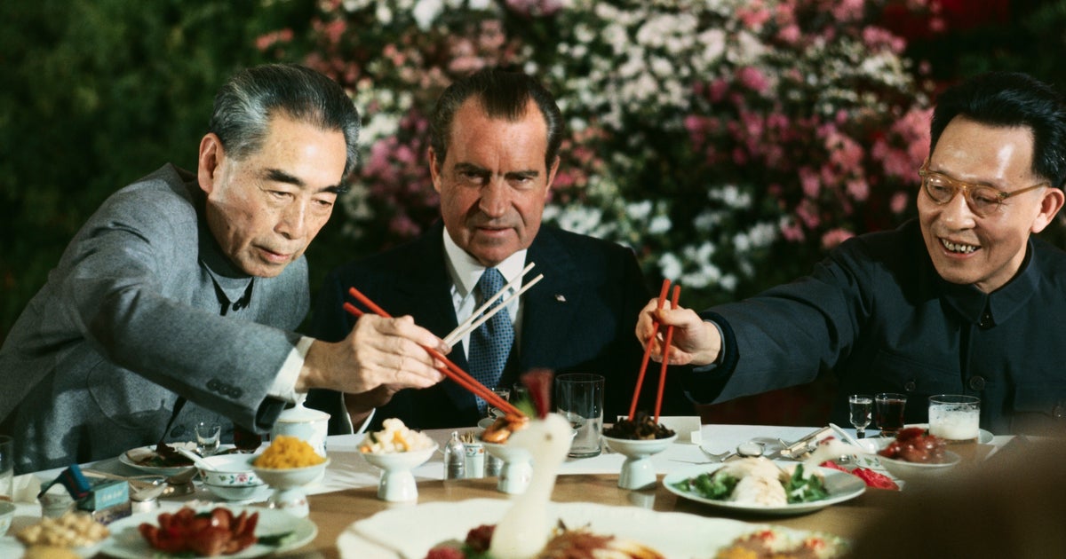 ニクソン絶対困ってる」箸を持つアメリカ大統領の写真。実は「中華料理