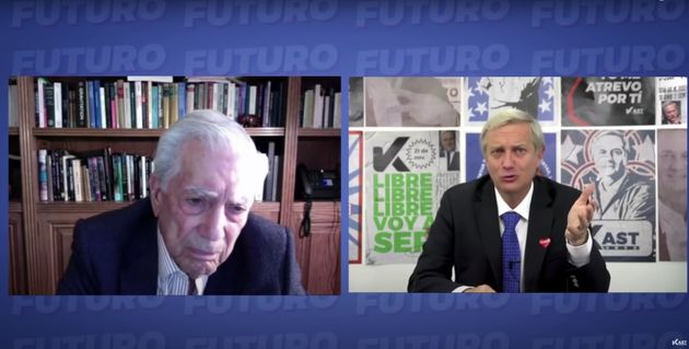 Mario Vargas Llosa muestra su apoyo al candidato ultra José Antonio