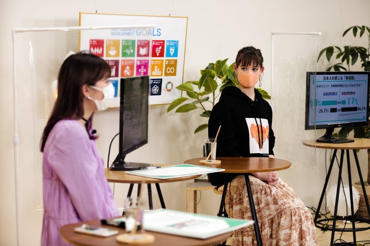 1月のハフライブ「『新・ていねいな暮らし』とSDGs」に出演したトラウデン直美さん