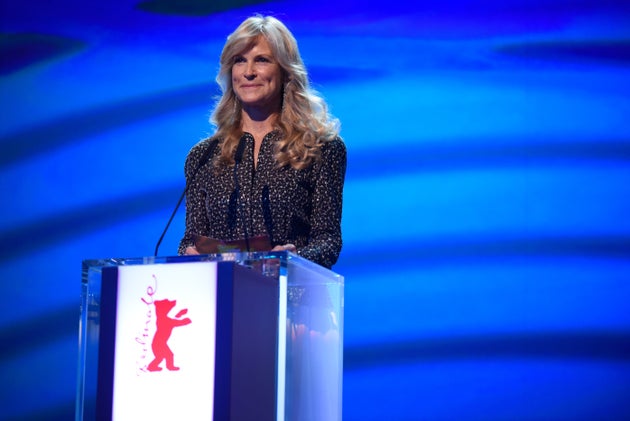 Η Μάρθα Ντε Λαουρέντις στην τελετή λήξης του 65ου Διεθνούς Φεστιβάλ Κινηματογράφου Berlinale, τον Φεβρουάριο του 2015.