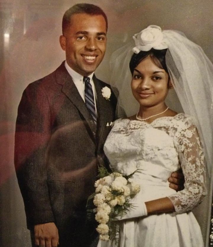 The author's parents on their wedding day in 1963.