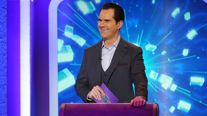 Jimmy Carr asks the questions on Big Fat Quiz Of The Year