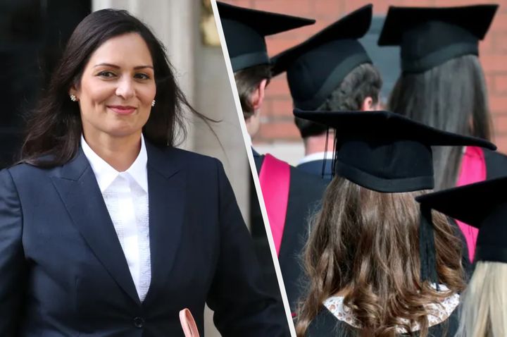 Priti Patel promised tougher penalties for students