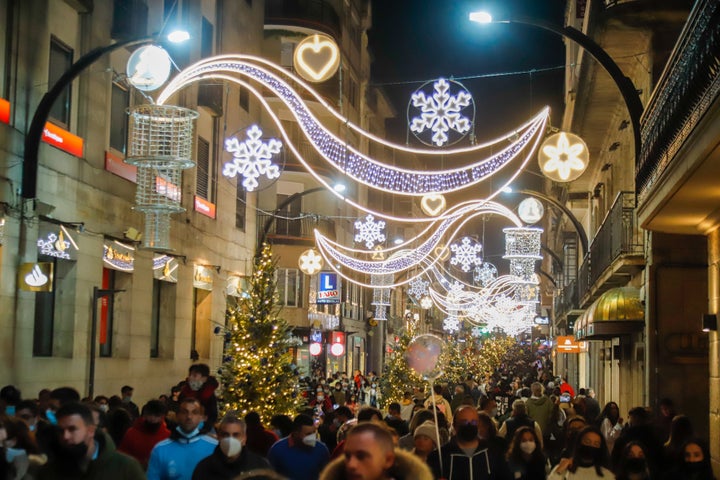 La calle Príncipe, abarrotada.