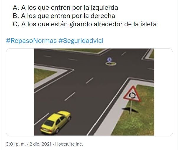 El tuit de la DGT ha dado lugar al debate.