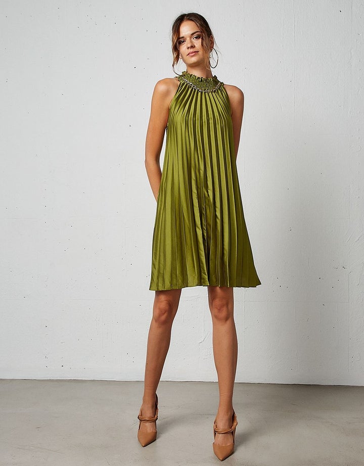 ΜΙΝΙ PLEATED DRESS