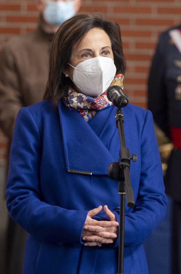 La ministra de Defensa, Margarita Robles, este miércoles.