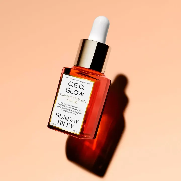 Sunday Riley’s C.E.O. Glow face oil with turmeric is a wildly popular beauty product.
