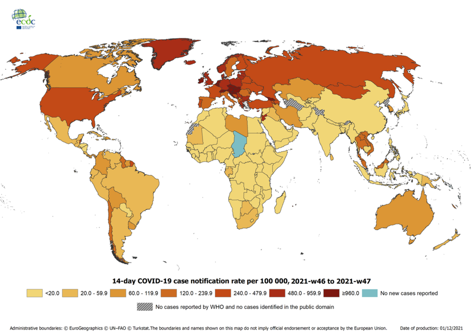 The spread of Covid-19 in