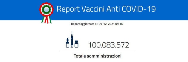 Vaccino, superate le cento milioni di dosi Vaccino, superate le cento milioni di dosi