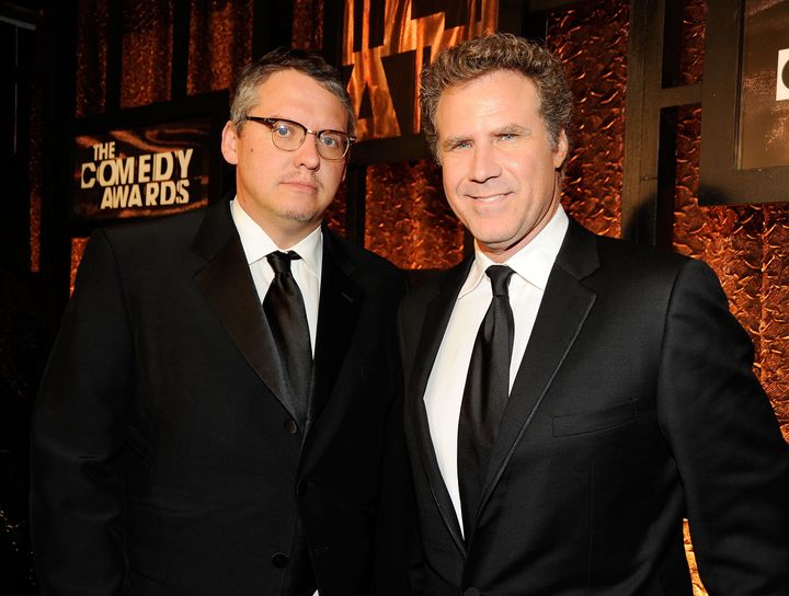 Adam McKay (left) and actor Will Ferrell (right) in March 2011.