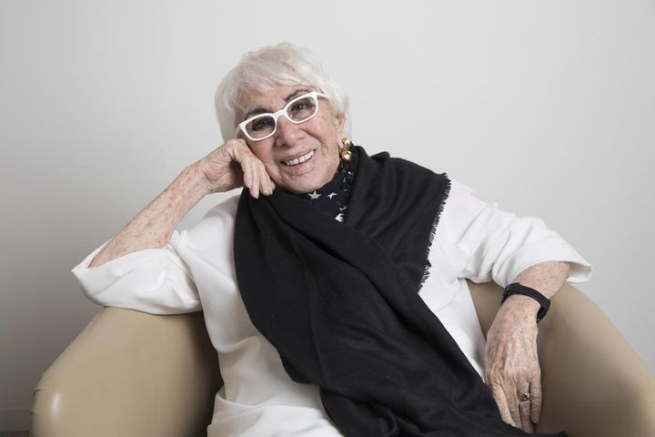 Lina Wertmuller poses for a portrait on Oct. 24, 2019 in Los Angeles. Wertmueller, the first woman to receive an Oscar nomination for directing, has died, news reports and the Italian Culture Ministry said on Dec. 9.