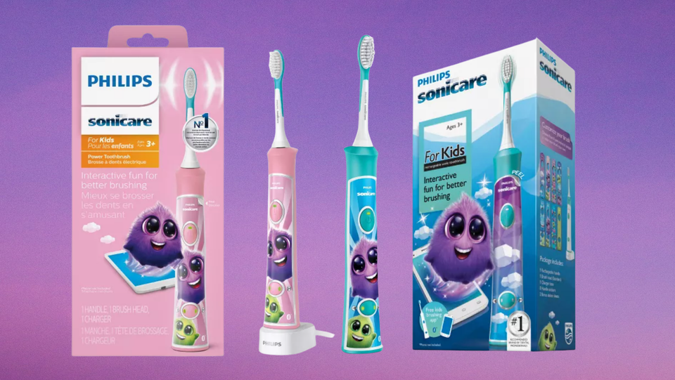 A fun electric toothbrush