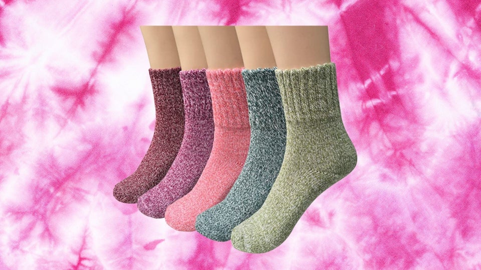  Men's 4 Pack Winter Thick Socks Warm Comfort Soft