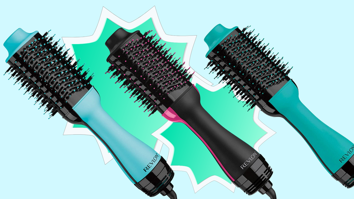 Revlon's one-step hair dryer and hot air brush styles, dries and adds volume to your hair.