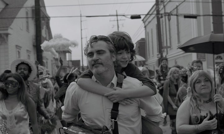 Joaquin Phoenix and Woody Norman in "C'mon C'mon."