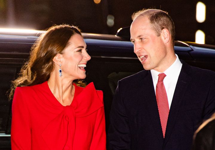 ウィリアム王子とキャサリン妃 2021年12月8日 ロンドン