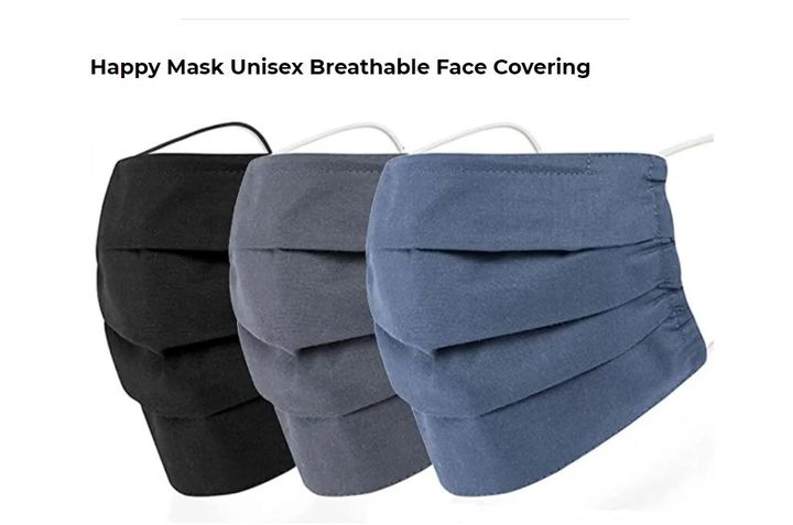Happy Mask Unisex Breathable Face Covering