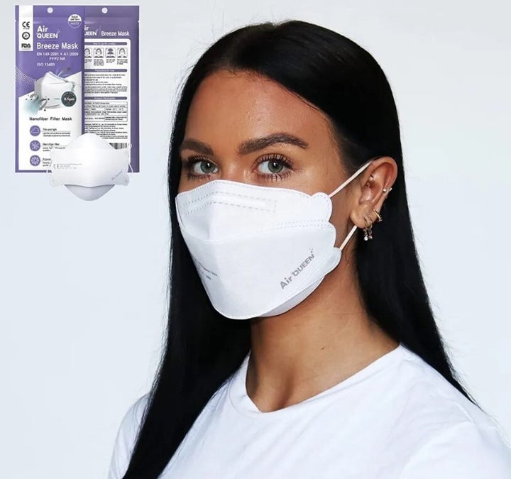 Air Queen Breeze Scalloped Edge Face Mask