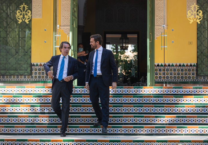 José María Aznar y Pablo Casado.