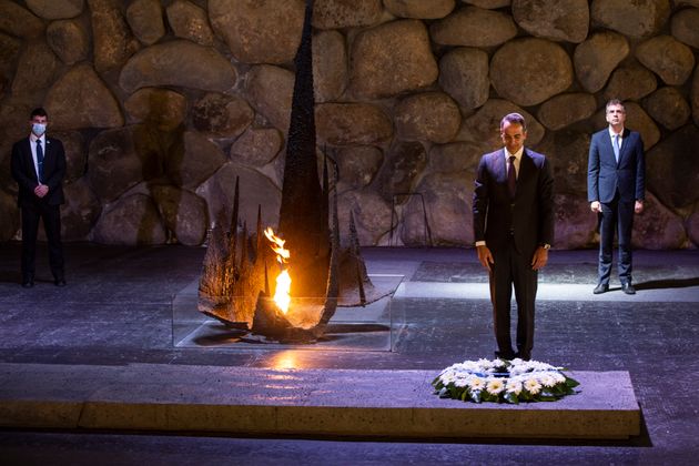16 Ioυνίου 2020. Ο πρωθυπουργός Κυριάκος Μητσοτάκης στο Μνημείο του Ολοκαυτώματος στο Ισραήλ. (Heidi...