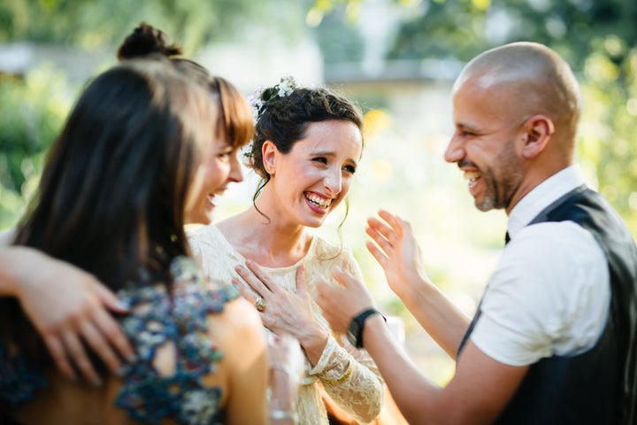 Giving your sober friend the option of a plus-one so they can bring a sober buddy is an especially considerate thing to do while drawing up your guest list. 