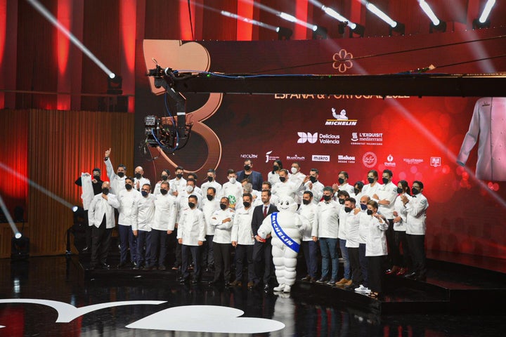 Los premiados en la gala de la Guía Michelin