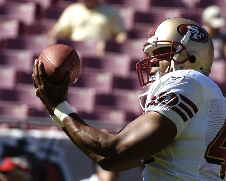 Kevin Ware, shown as San Francisco 49ers tight end in 2004. Officials in Texas believe they may have found the remains of his missing girlfriend. qhiukiuiqkeinv