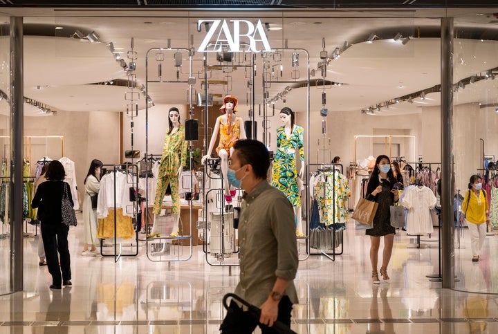 Una tienda de Zara en Hong Kong.