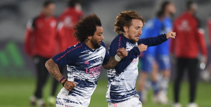 Marcelo and Luka Modric, en una foto de archivo.