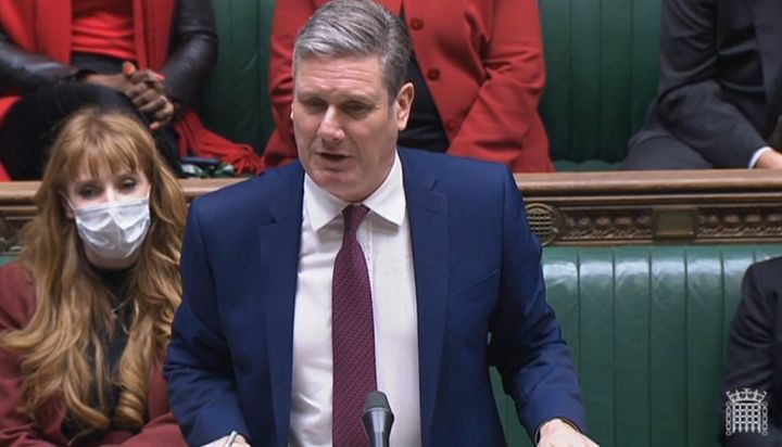 Labour leader Sir Keir Starmer speaks during Prime Minister's Questions in the House of Commons, London. (Photo by House of Commons/PA Images via Getty Images)
