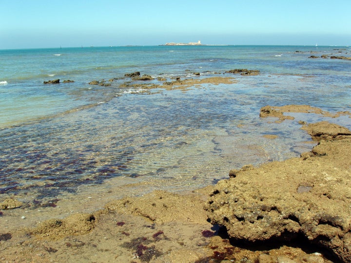 Vista del Castillo de Sancti Petri, zona en la que podría hallarse el templo de Hércules, en Cádiz.