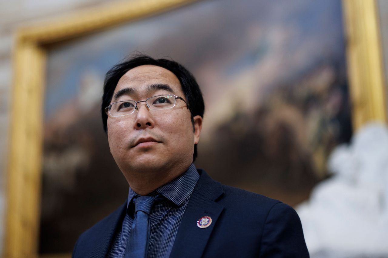 "I really felt like I came to see my job as being a caretaker for this building and for our democracy. So I feel very protective of the Capitol," said Rep. Andy Kim, who is pictured here in the Capitol on Dec. 7.