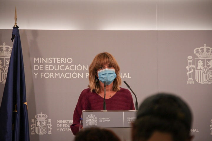La ministra de Educación, Pilar Alegría.