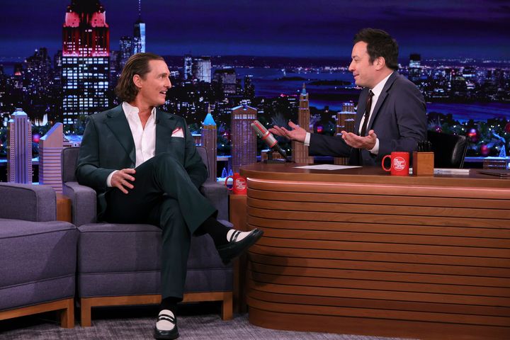 McConaughey during an interview with Jimmy Fallon on Dec. 14.