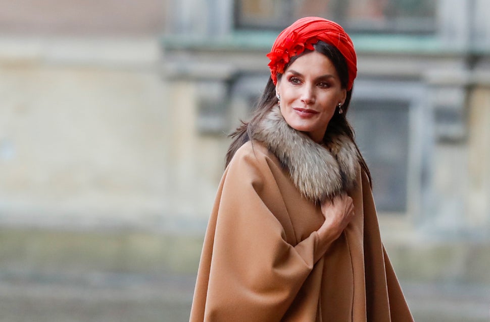 La reina Letizia en Estocolmo durante el viaje de Estado a Suecia.