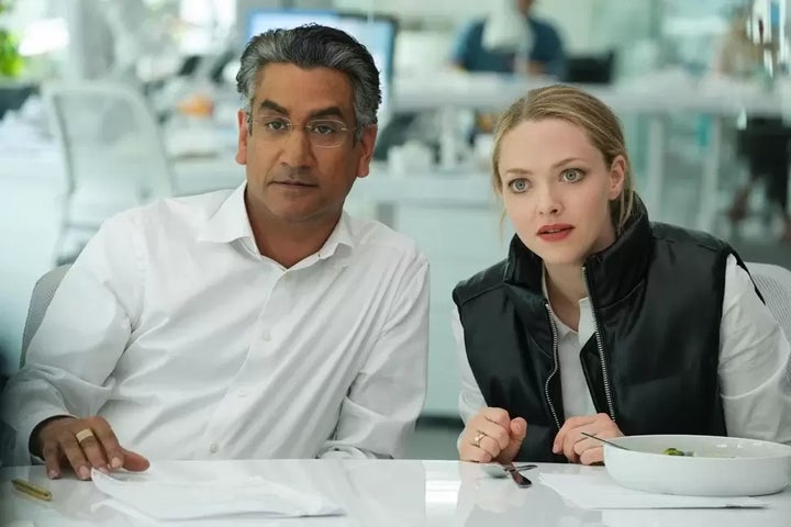 Naveen Andrews (left), plays Holmes’ former boyfriend and business partner, Sunny Balwani.