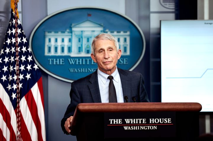 Dr. Anthony Fauci, director of the National Institute of Allergy and Infectious Diseases and chief medical adviser to the president, said current data shows that boosters are effective in fighting the omicron variant.