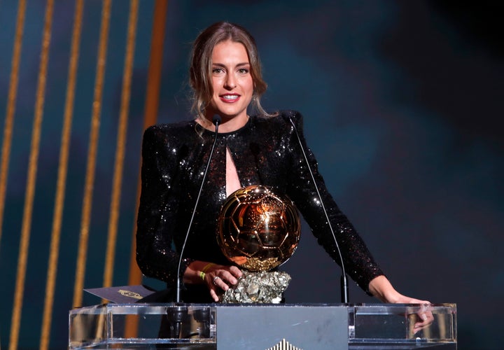 Alexia Putellas recibe el Balón de Oro