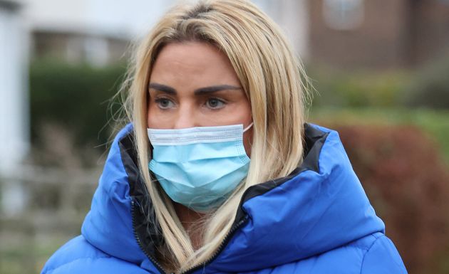 Katie Price leaving Crawley Magistrates Court on Wednesday