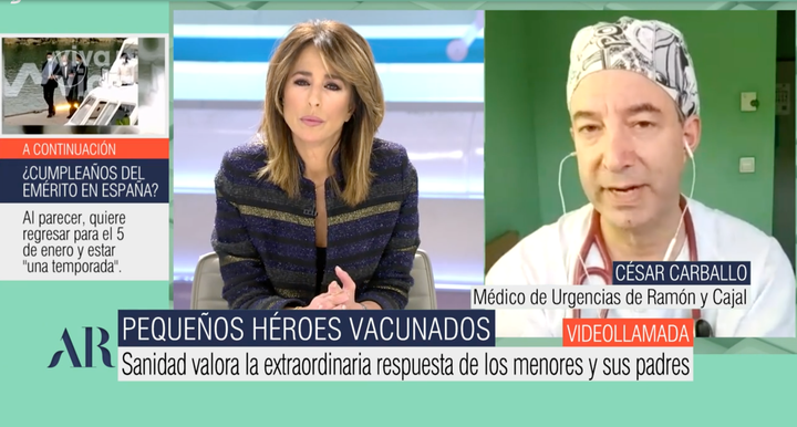 César Carballo, en 'El Programa de Ana Rosa'